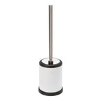 Bath Bliss Toilet Brush And Holder | Self Closing Lid | 360 Degree Brush Head | Bathroom Cleaning | Compact Size | Storage And O
