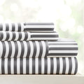 Linen Market 4 Piece King Bedding Sheet Set (Gray Ribbon) - Sleep Better Than Ever With These Ultra-Soft & Cooling Bed Sheets Fo