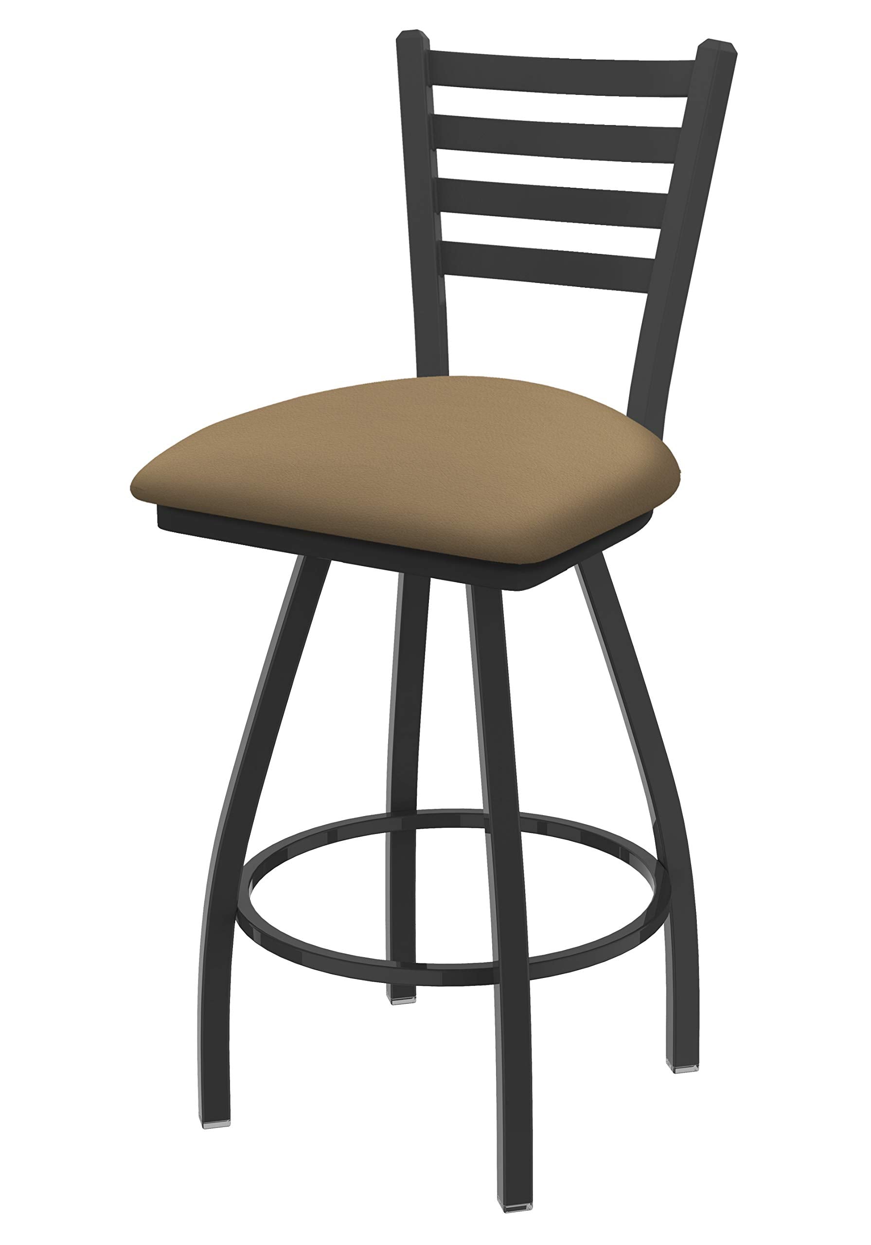 XL 410 Jackie 36 Swivel Extra Tall Bar Stool with Pewter Finish and Canter Sand Seat
