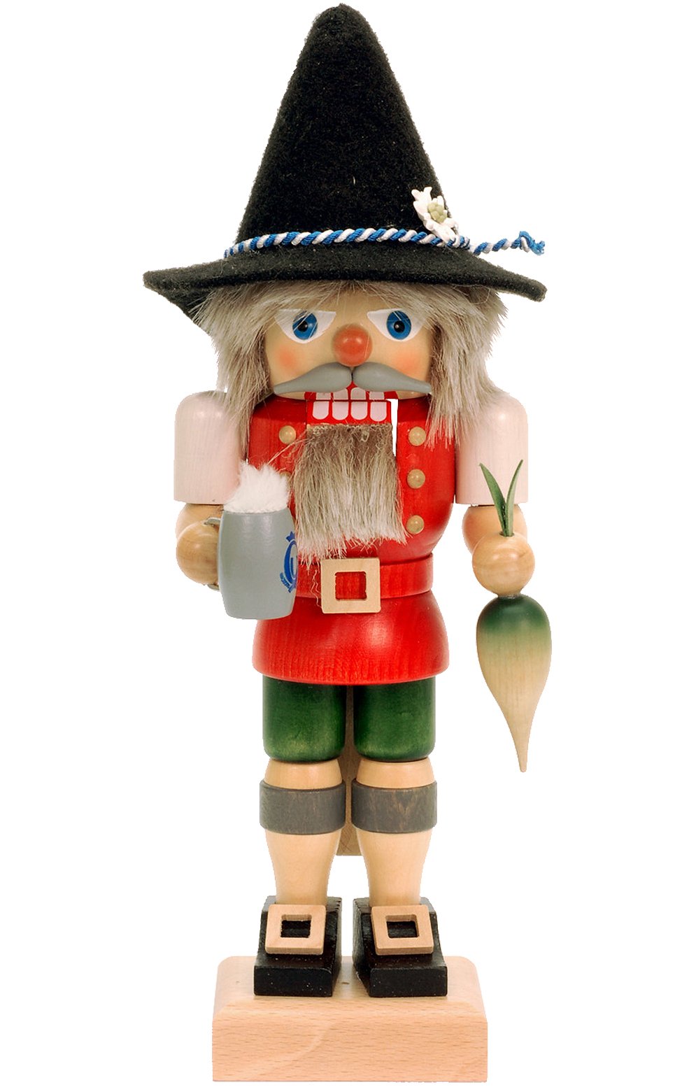 Alexander Taron Importer 32-648 Christian Ulbricht Nutcracker-Bavarian-11 H W X 4&quot; D, Brown