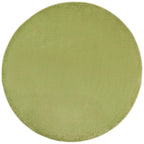 Nourison Essentials Indoor/Outdoor Green 6' X Round Area -Rug, Easy -Cleaning, Non Shedding, Bed Room, Living Room, Dining Room, Backyard, Deck, Patio (6 Round)