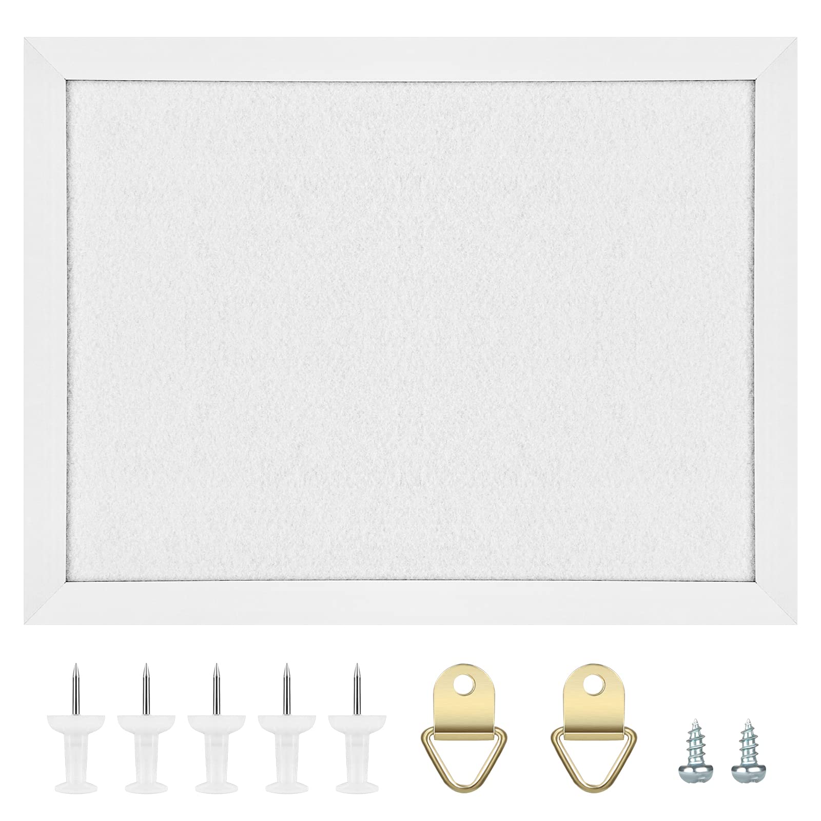 Toraso Cork Board Bulletin Board, Cork Boards For Walls With Pins, Eye Bolts, Gaskets, Screws, Pin Board For Office, School And