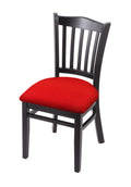 Holland Bar Stool Co. 3120 18 Chair with Black Finish and Canter Red Seat