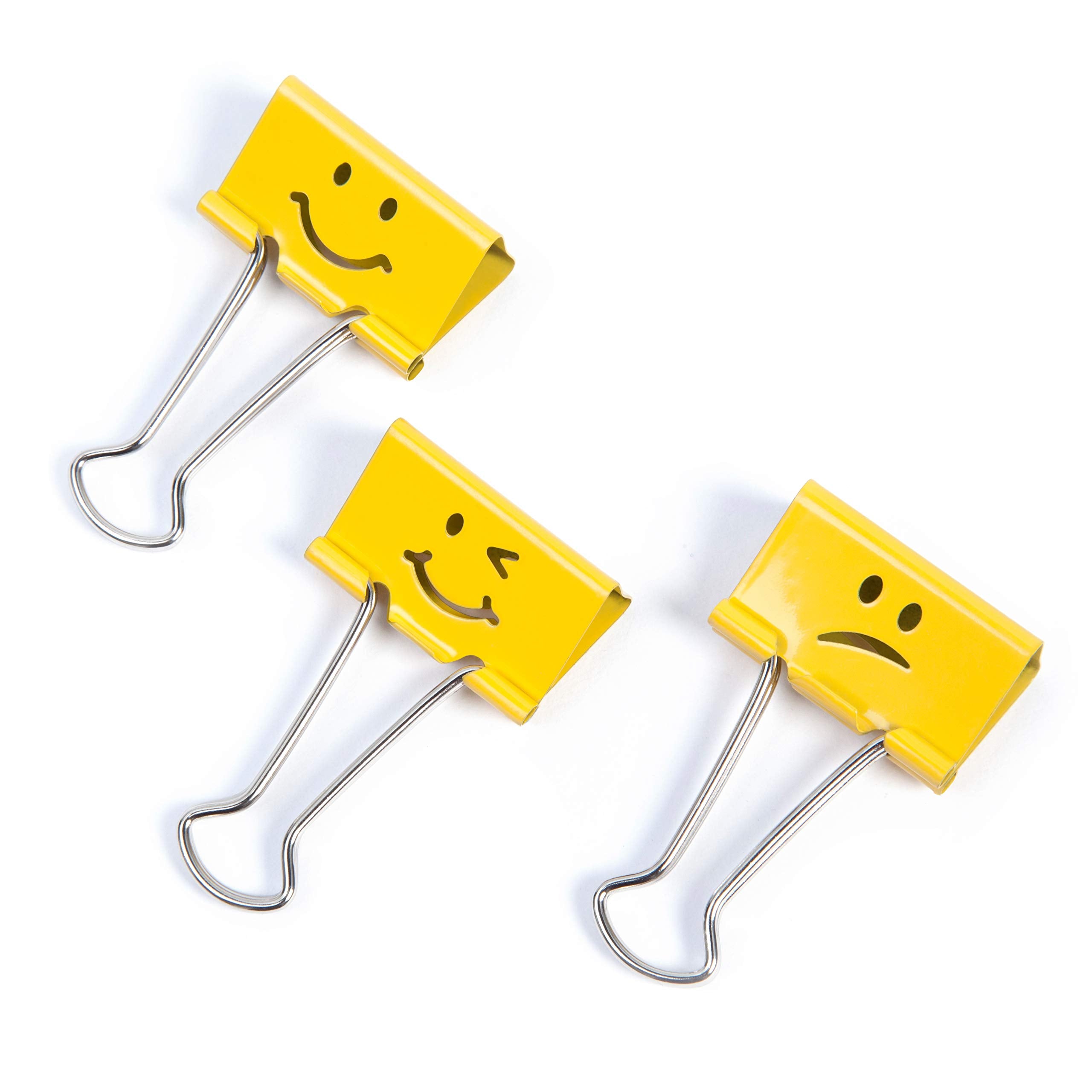 Rapesco Binder Clips, 3/4' Emoji Clips [Pack Of 20]