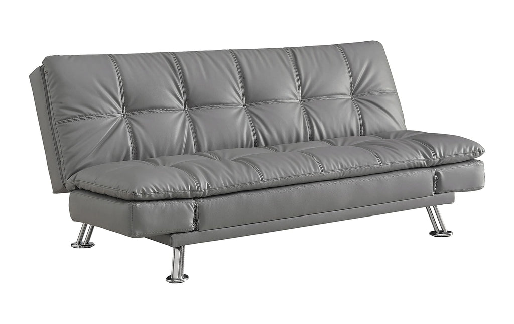 Coaster Home Furnishings Dilleston Tufted Back Upholstered Sofa Bed Grey