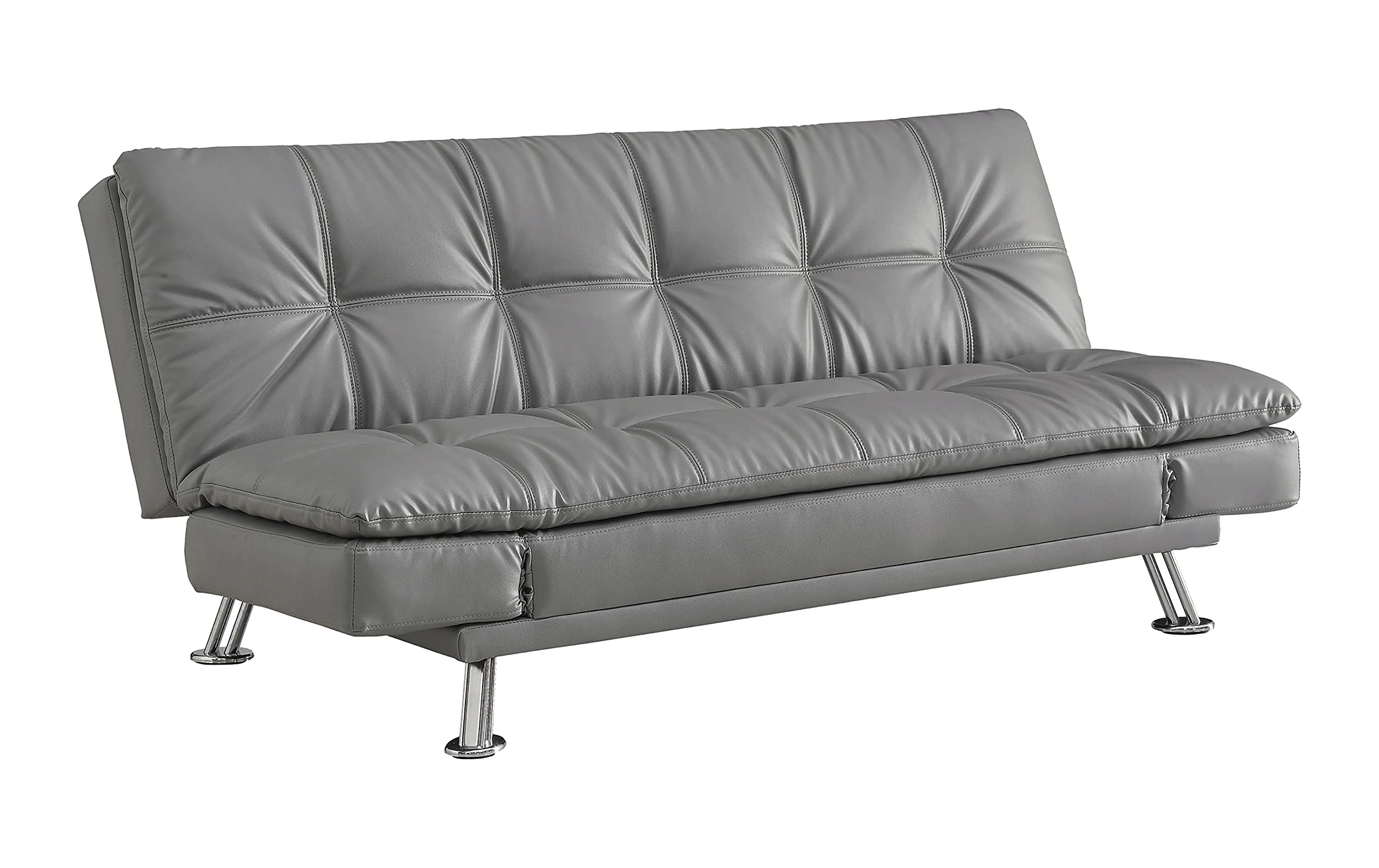Coaster Home Furnishings Dilleston Tufted Back Upholstered Sofa Bed Grey