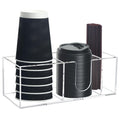 Goindy Coffee Bar Accessories and Organizer, Coffee Cup Holder Storage Box