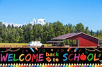 Large Welcome Back To School Party Banner Decoration 2024,First Day Of School Party Supplies Wall Decorations For Indoor/Outdoor