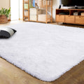 LOCHAS Ultra Soft Indoor Modern Area Rugs Fluffy Living Room Carpets for Children Bedroom Home Decor Nursery Rug 5.3x7.5 Feet, W