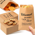 Gilprop 100 Pcs Happy Retirement Treat Bags Retirement Party Favors for Guests Thank You Gift Bags for Cookie Popcorn Candy Reti