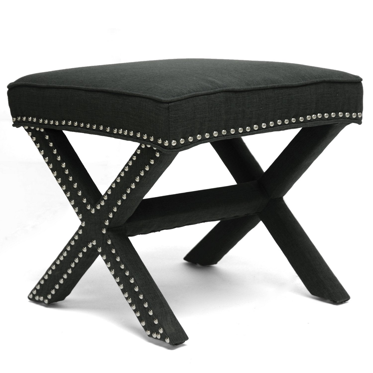 Baxton Studio Marnie Linen Modern Bench