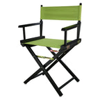 Casual Home 200-02/021-72 Director Chair 18" - Classic Height Blackframe/Lime Green Canvas