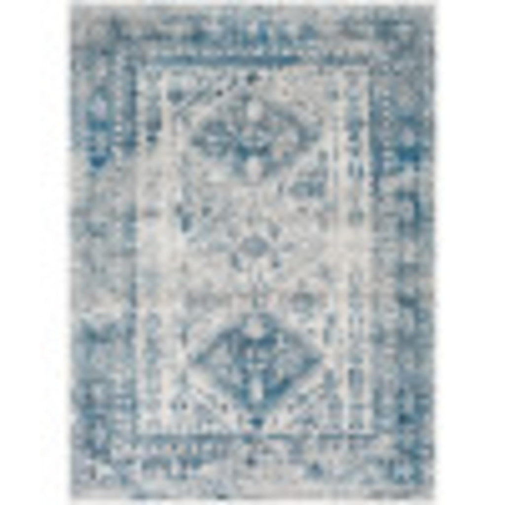 Livabliss Desta Vintage Oriental Area Rug,8'10'' X 12',Blue/White
