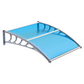 Vingli Window Awning Door Canopy Exterior, 40inch X 40inch Awnings For Doors Polycarbonate Cover Patio Door Awning Rain Snow Sunligh