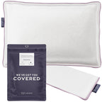 Lincove 100% Cotton Nap Pillow Protector - Zipper Closure - 500 Thread Count - Size 13   X18    - 2 Pack