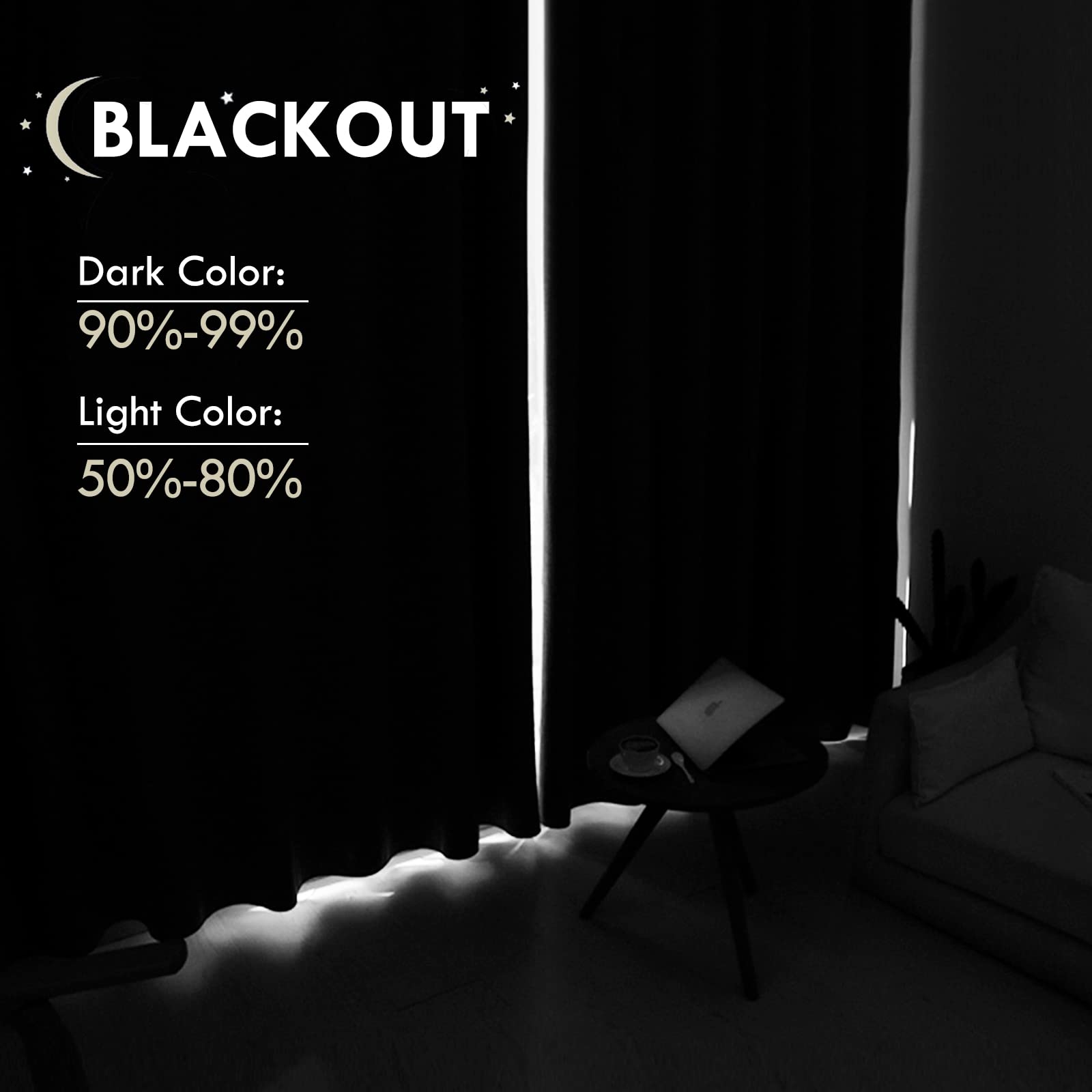 Dwcn Christmas Burgundy Room Darkening Blackout Curtains - Thermal Insulated Privacy Energy Saving Window Curtain Drapes 52 X 54