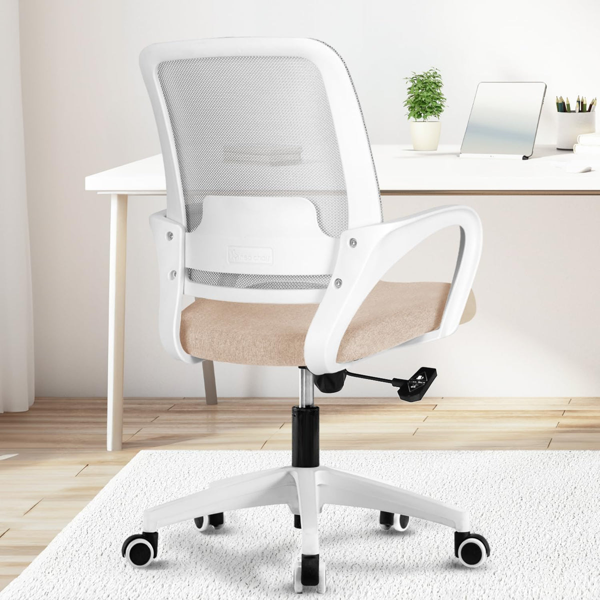 Neo Chair Office Ergonomic Executive Computer Desk Chair, Mesh Lumbar Support Adjustable Height Rolling Wheels Swivel Comfortabl