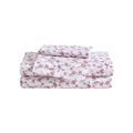 Betsey Johnson - King Sheet Set, Soft & Lightweight Bedding, Fade & Wrinkle Resistant (Floral Toile Pink, King)