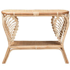 Baxton Studio Bastet 39.4-inch W x 16.5-inch D Console Table, Natural Brown (232-13225-HiT)