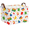 ASKETAM Kid Cute Nursery Storage Basket Baby Toy Clothes Storage Bin Playroom Bedroom Decor Basket(Building Blocks)