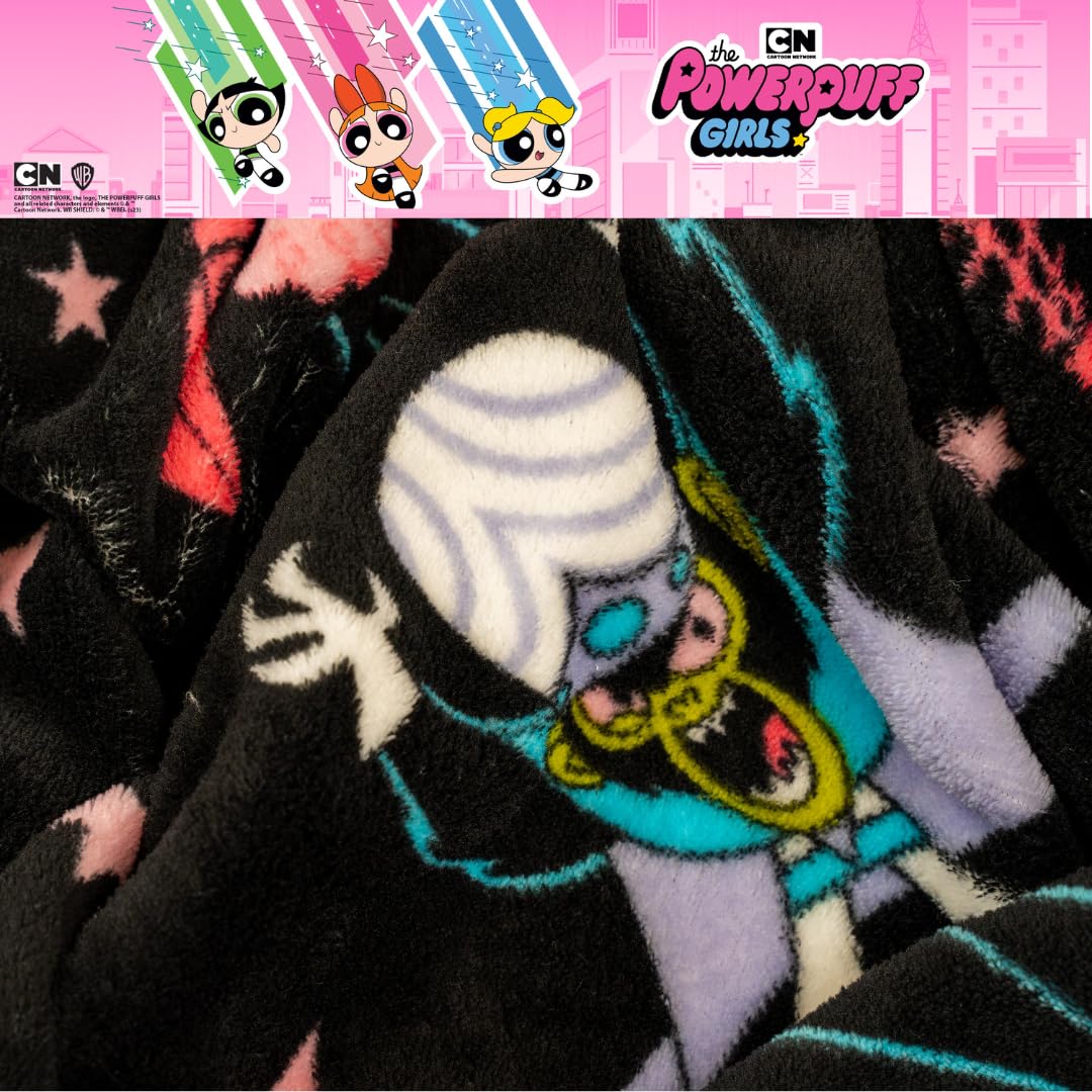 Franco Collectibles The Powerpuff Girls Bedding Super Soft Plush Blanket, 62 In X 90 In, (Officially Licensed Product)