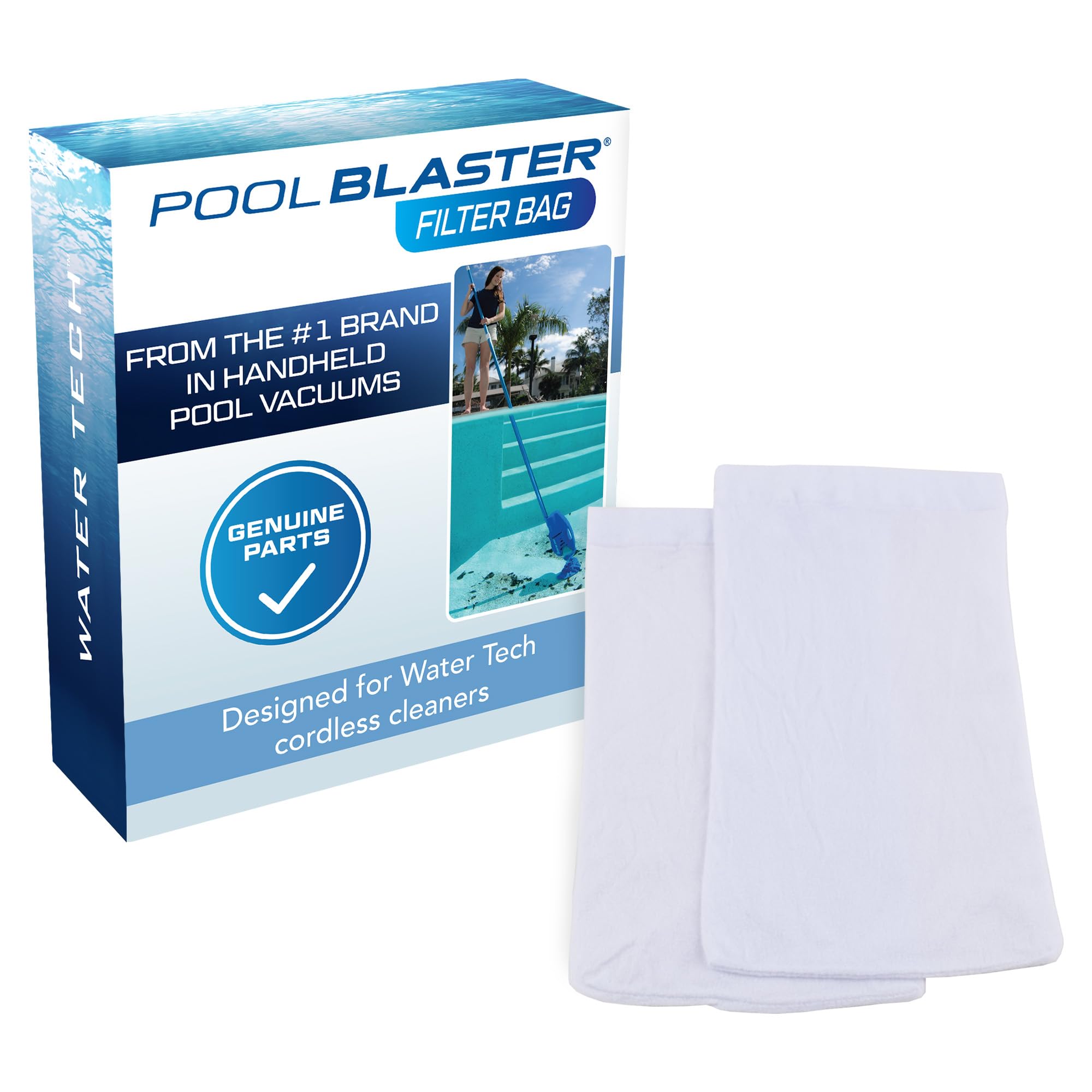 Pool Blaster Genuine Microfilter Bags 5-Pack For Aqua Broom, Aqua Broom Ultra, Catfish, Catfish Ultra, Fusion Pv-5, Hydro 100, I
