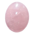 Zenergy Gems Selenite Charged Hand-Carved Natural Rose Quartz (Madagascar) Pocket Palm/Worry Stone + Selenite Heart Charging Cry