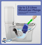 Luigi'S Toilet Plunger | The World'S Best Unblocker | Snake Design Bathroom Plungers | Clog & Blockage Remover