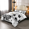Erosebridal Kids Football Comforter Set Full Size American Soccer Bedding Set Sports Games Duvet Sets For Boys Girls Children Te