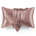 Love'S Cabin Silk Satin Pillowcase For Hair And Skin (Burlwood, 20X30 Inches) Slip Pillow Cases Queen Size Set Of 2 - Satin Cool