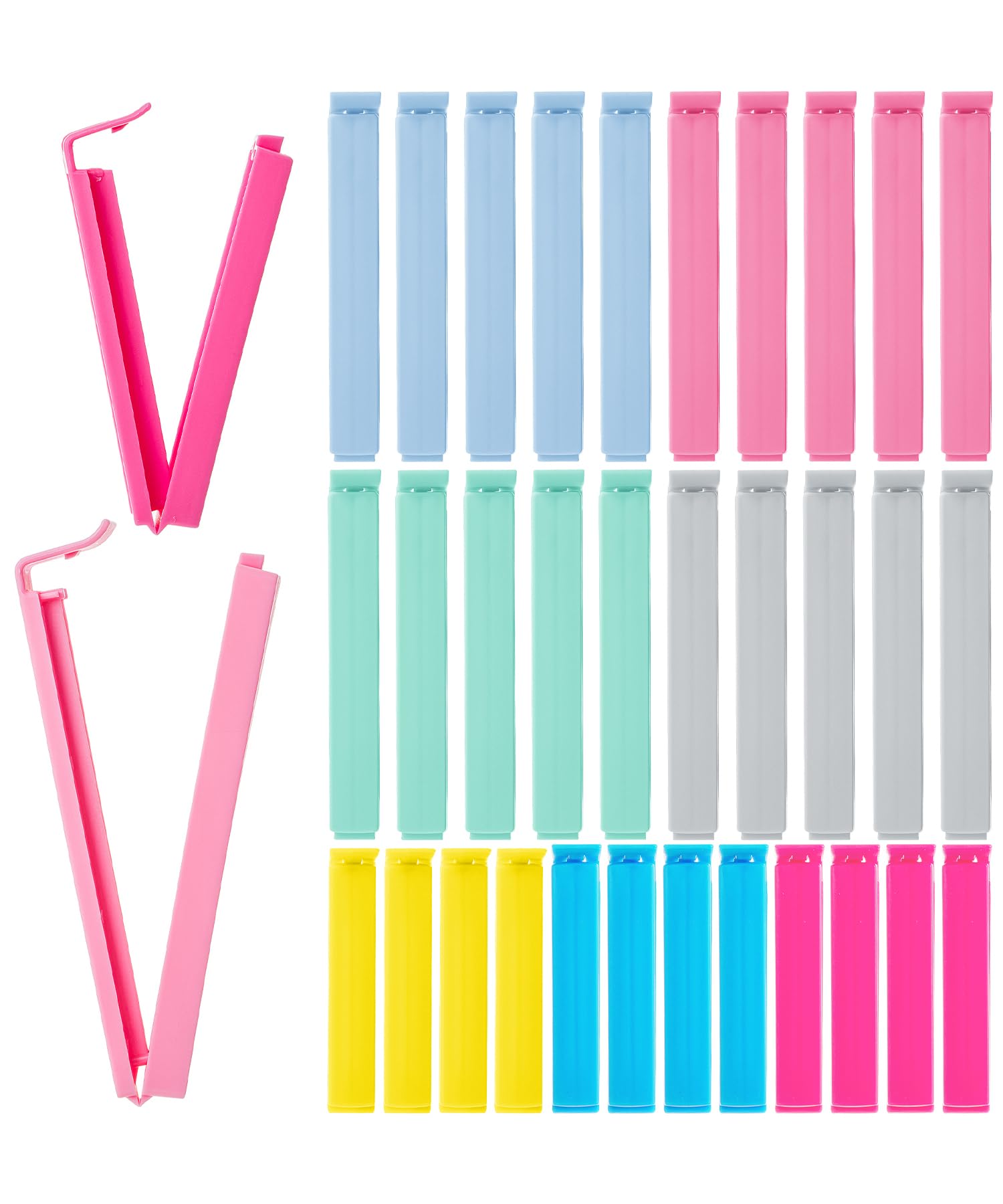 Mr. Pen- Food Bag Sealing Clips, 32 Pack, 2 Sizes, Chip Clips Bag Clips Food Clips For Bags