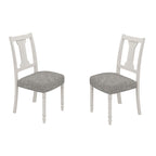 LILOLA LIVING Tannen Set of 2 White and Gray Dining Side Chair