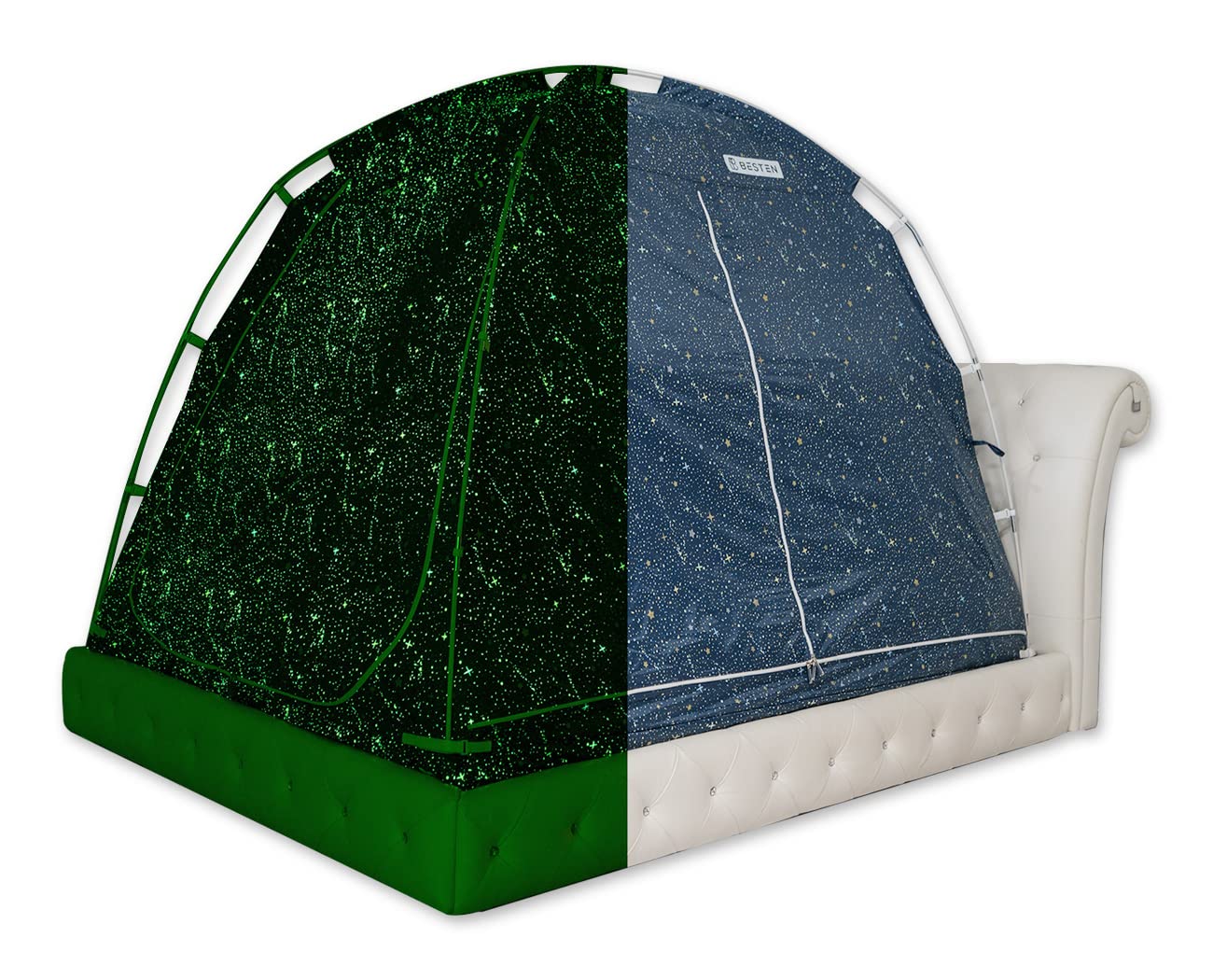 Besten Bed Tent For Your Privacy And Cozy Sleep (Twin, Night Sky (Glow-In-The-Dark))