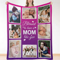 Gifts For Mom Mothers Day Custom Blankets With Photos Personalized Picture Blanket Customized Blankets With Photos Collage Throw