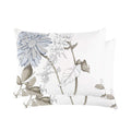 Wake In Cloud - Floral Pillow Cases, 100% Cotton Fabric, Vintage Flower Shabby Chic Farmhouse Botanical, Set Of 2 Pillowcases Pi