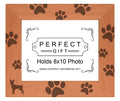 Gifts For All By Rachel Olevia Sentimental Photo Frame Chihuahua Paw Prints Wood Engraved 8x10 Landscape Picture Frame