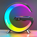 BKDRL Bluetooth Speaker Wireless Charger with Portable Small Mini Speaker,Wireless Atmosphere Lamp,Multifunctional RGB Night Lig