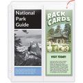 Storesmart - Rack Cards/Envelopes Binder Page For 3-Ring Binders - Two 4 ' X 11' Pockets - Clear Vinyl Plastic - 25 Pack - Rmc