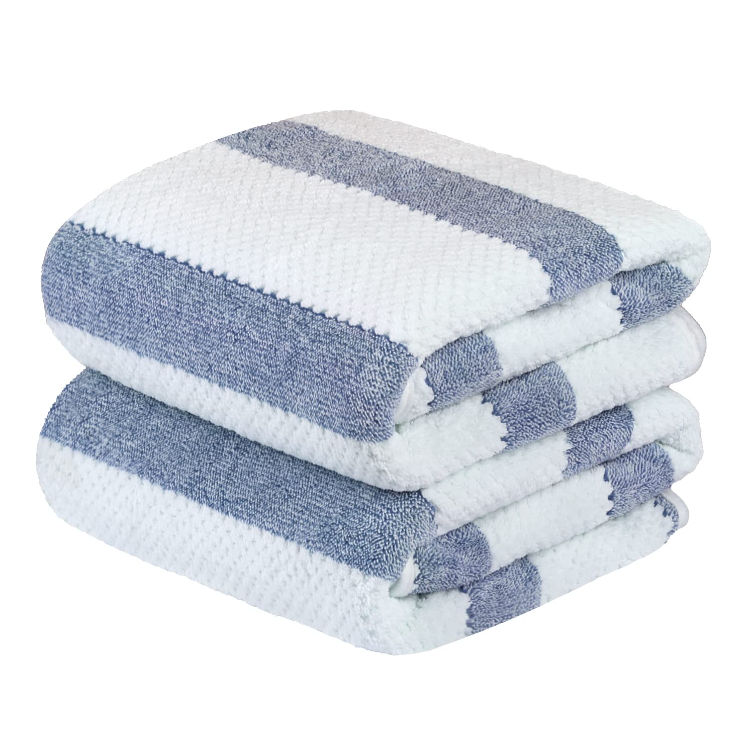 JML Microfiber Bath Towels, Bath Towel 2 Pack(30'' x 60''), Oversized, Soft, Super Absorbent and Fast Drying, Multipurpose Use f