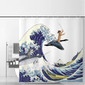 Loxasum Bathroom Shower Curtain Pirate Cat Home Decor Decorative Bathroom Accessories