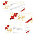 Yhntgb 135Pcs Blank Gift Certificates Cards For Business Spa Salon Wedding Bridal Customer Client Paper Voucher Coupon 5.9 X 2.3