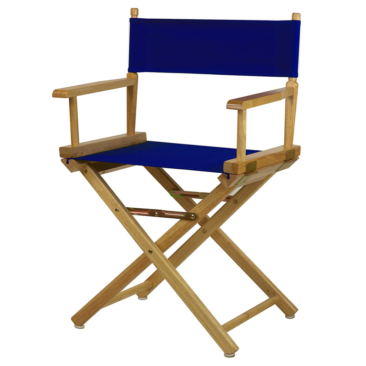 Casual Home 18&quot; Director'S Chair Natural Frame With Royal Blue Canvas