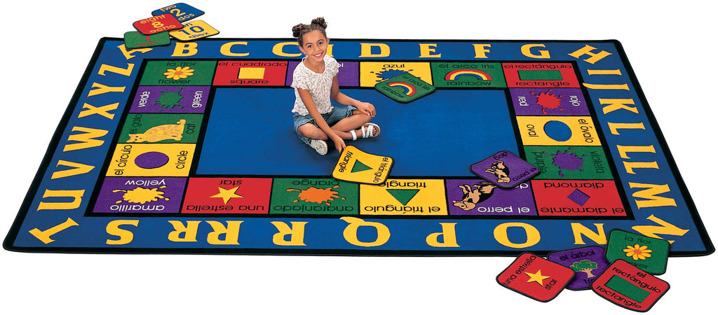 Carpets for Kids 1612 Bilingual Rug 8ft 4in x 11ft 8in Rectangle