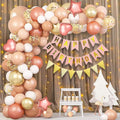 Party Propz Birthday Decoration Kit For Girls  49 Pcs Rose Gold Birthday Decoration Items For Girls, Happy Birthday Decorations