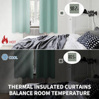 Bgment Rod Pocket Blackout Curtains For Bedroom - Thermal Insulated Room Darkening Curtain For Living Room, Light Sage, 42 X 84 Inch, 2 Panels