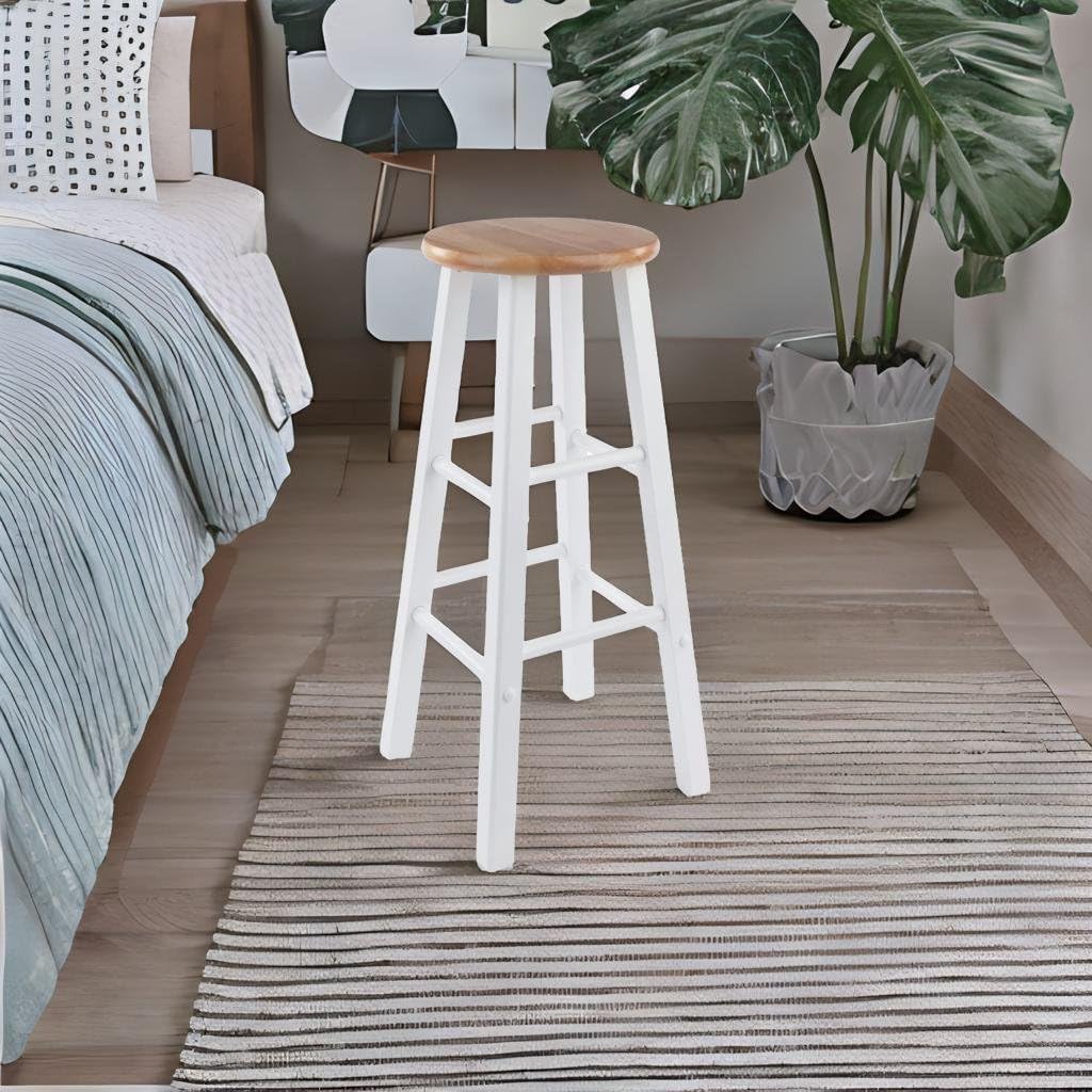 Ergode Wood Element Bar Stool Set - Elegant, Durable, Versatile Kitchen Seating