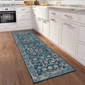 Dalyn Rugs Jericho Jc4 Navy 2'6" X 8' Rectangle Soft Runner Rug, Easy Clean, Non Shedding, Bedroom, Entry, Living Room, Dining Room, Kitchen Rug