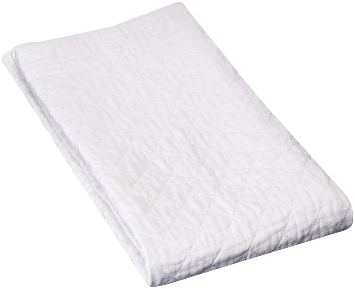 Rizzy Home | BQ4517 | Cotton Standard Sham | 20&quot;x26&quot; White/Neutral/ Solid