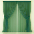 1Iam Green Decoration Net Combo Pack Of 10 | 4Pcs 8X5Ft Stitched Green Net, 4Pcs Hooks & 2Pcs Ribbon For Home Decor, Birthday, A