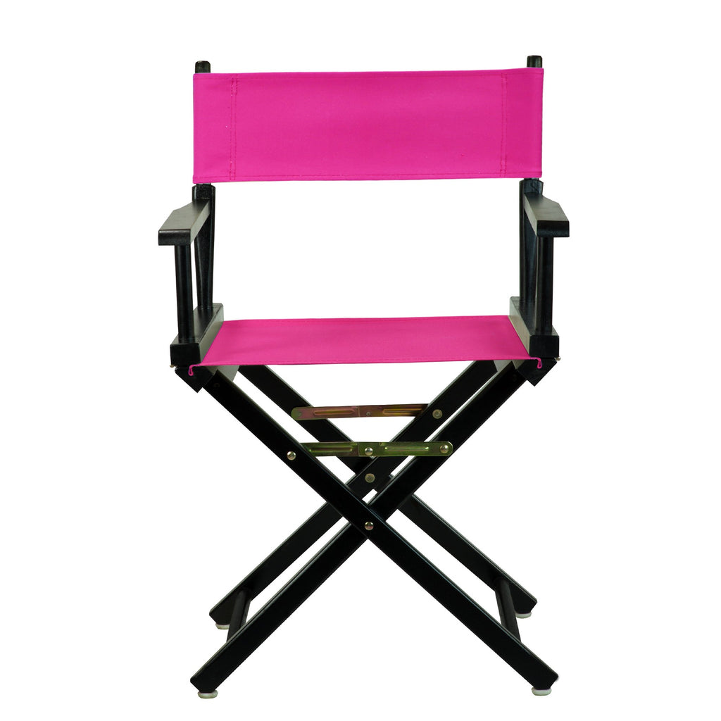 Casual Home 200-02/021-30 Director Chair 18" - Classic Height Blackframe/Magenta Canvas